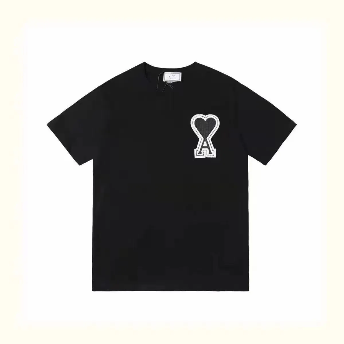 二色選べる 新作 シンプル 着せやすい ファッション 品質満点 刺繍 韓国系 男女兼用 Tシャツ