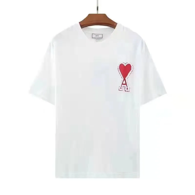 二色選べる 新作 シンプル 着せやすい ファッション 品質満点 刺繍 韓国系 男女兼用 Tシャツ