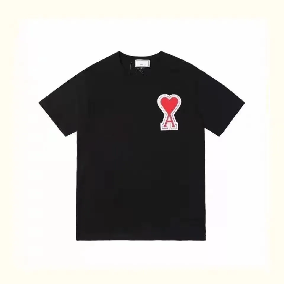 二色選べる 新作 シンプル 着せやすい ファッション 品質満点 刺繍 韓国系 男女兼用 Tシャツ
