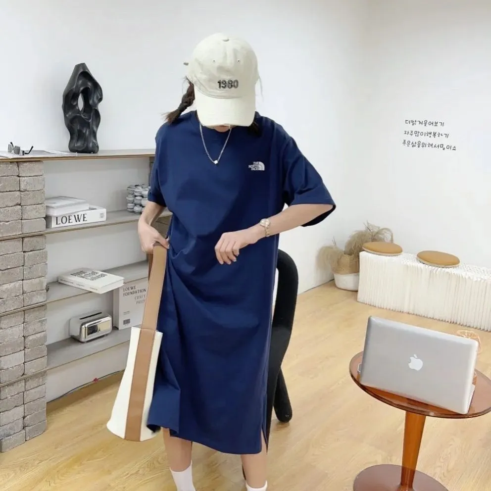 大人気 トレンド ルーズ 着心地良い 合わせやすい ロング丈 ワンピース