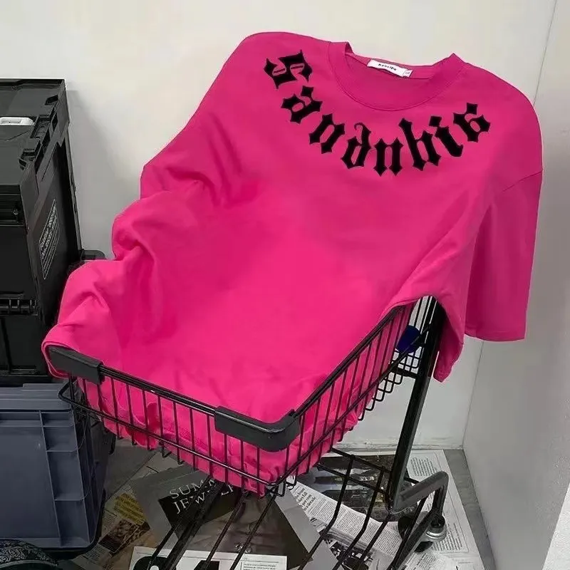 レトロ シンプル 合わせやすい ルーズ 着心地良い 大人気 半袖 Tシャツ