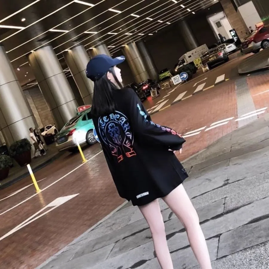超人気 トレンド 着心地良い 合わせやすい ルーズ 人気 長袖 Tシャツ