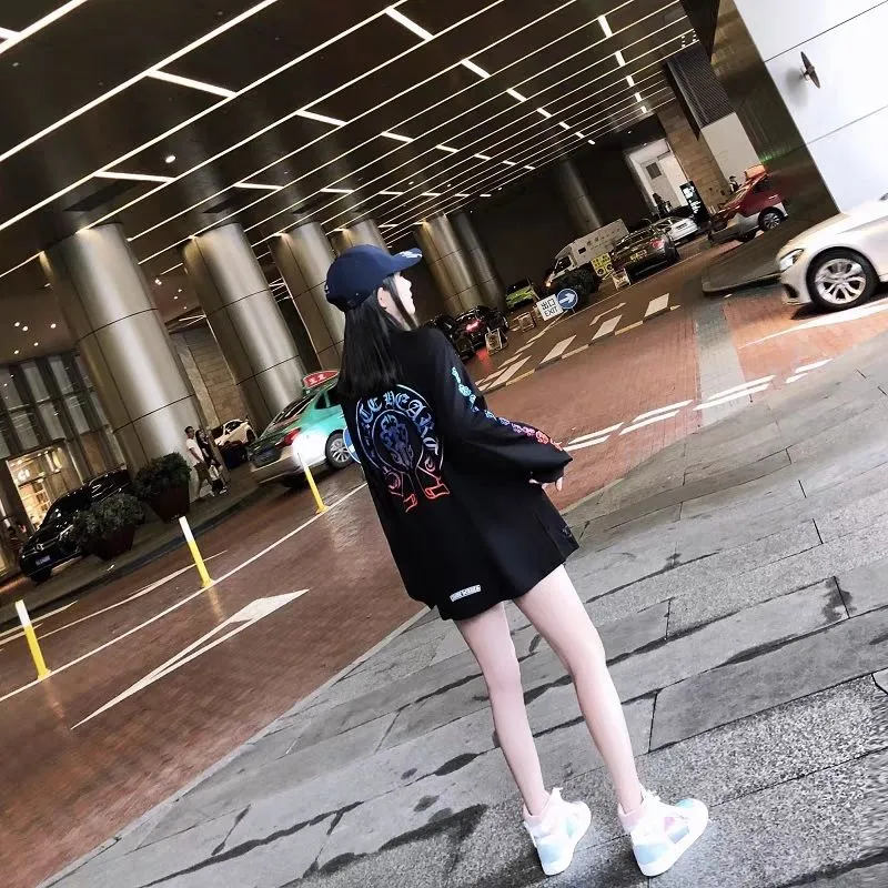 超人気 トレンド 着心地良い 合わせやすい ルーズ 人気 長袖 Tシャツ