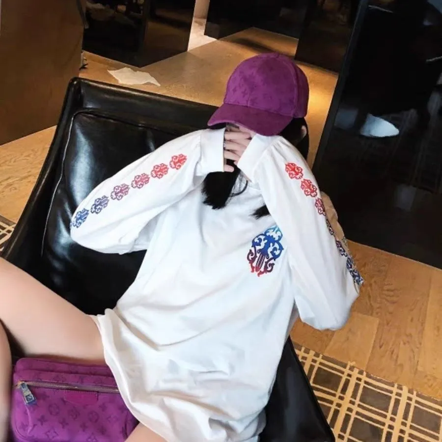 超人気 トレンド 着心地良い 合わせやすい ルーズ 人気 長袖 Tシャツ