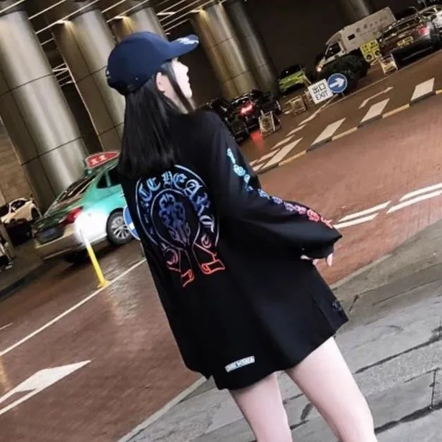 超人気 トレンド 着心地良い 合わせやすい ルーズ 人気 長袖 Tシャツ