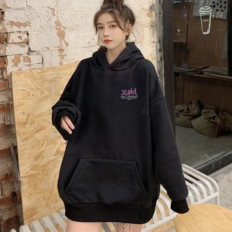『S-3XL』超人気商品 好感度100％ ファッション オーバーサイズ ストリート プリント レデイーズ パーカー