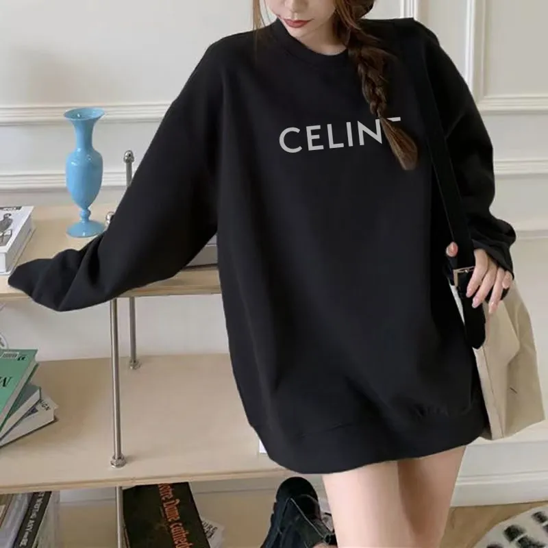大活躍 気質いい 超人気商品  オーバーサイズ  超ファッション ラウンドネック 長袖 トレーナー