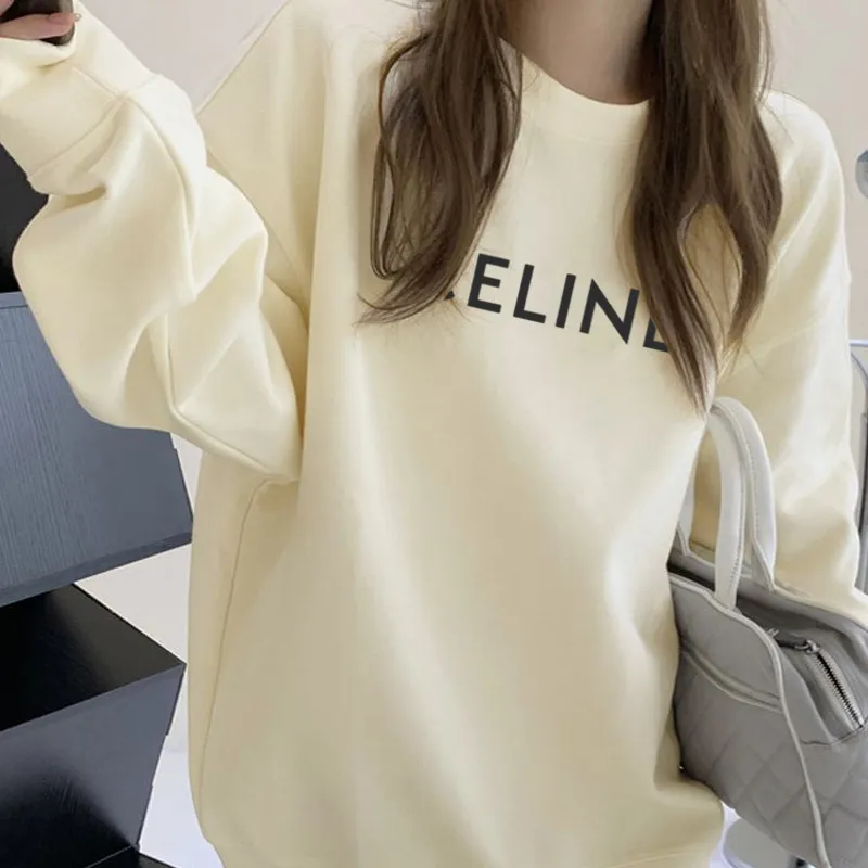 大活躍 気質いい 超人気商品  オーバーサイズ  超ファッション ラウンドネック 長袖 トレーナー