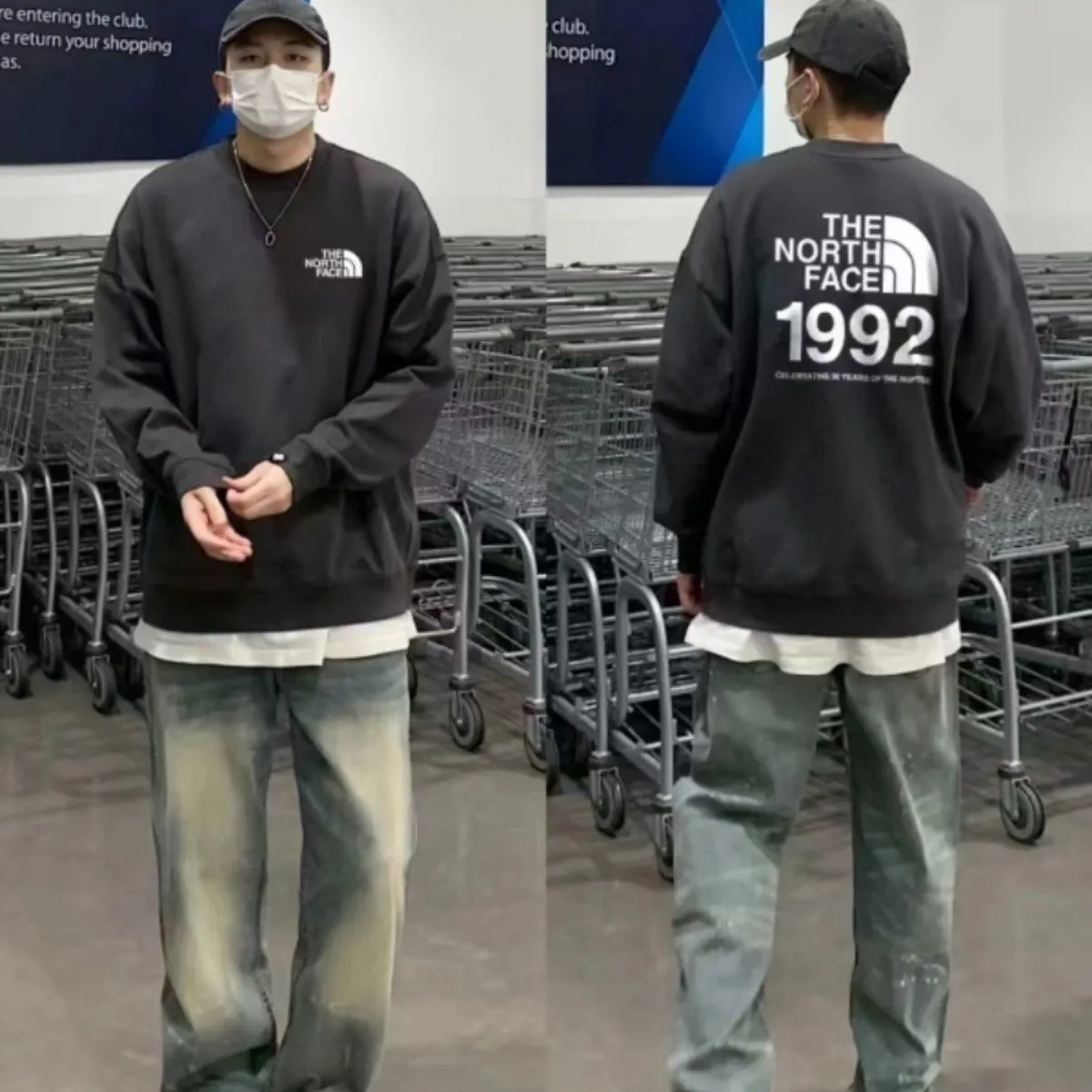 『S-3XL』大活躍 気質いい 超人気商品 男女限らず シンプル カジュアル ラウンドネック 長袖 トレーナー