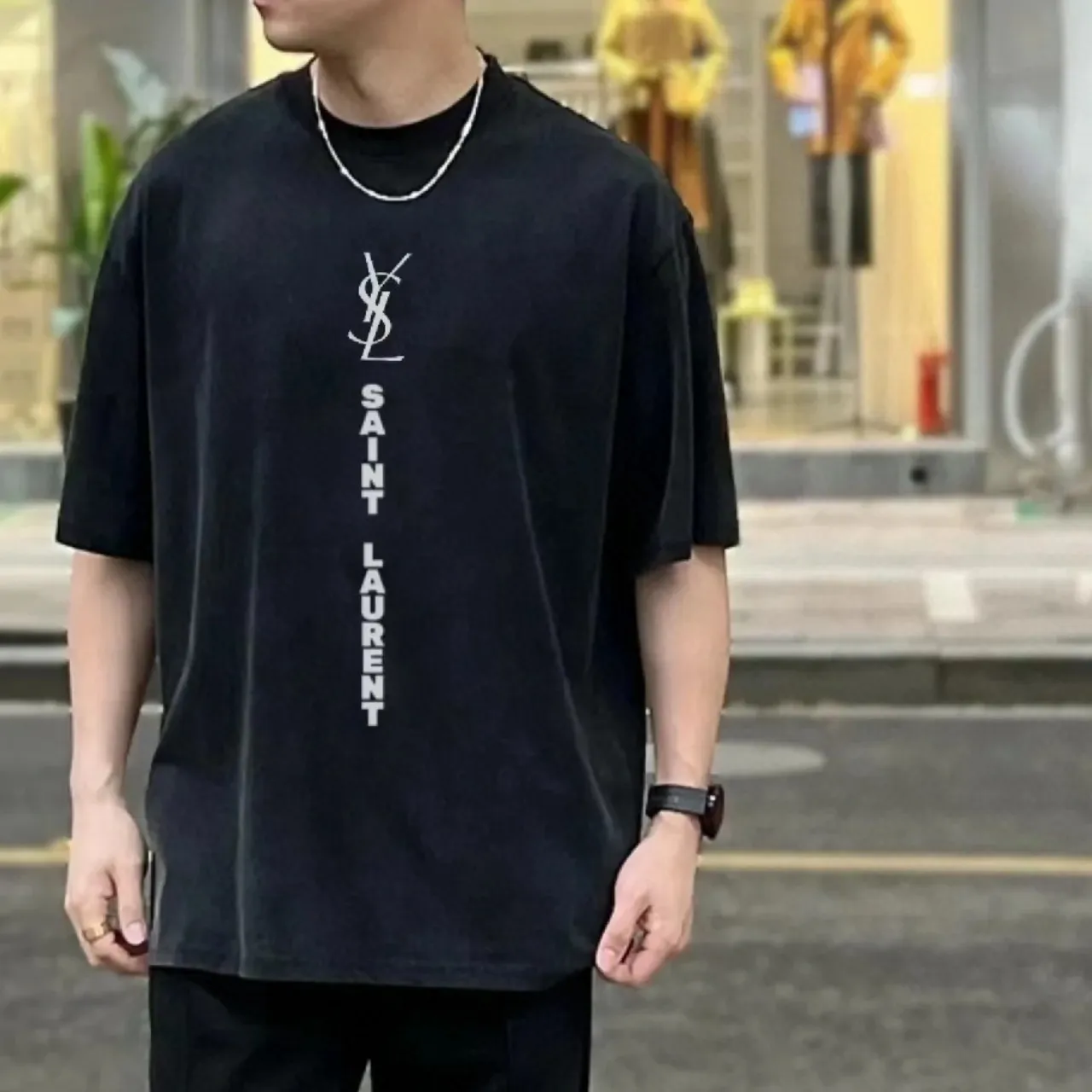 『S-5XL』気質満点 快適 ヴィンテージ フィット感 ミニマリスト おしゃれ Tシャツ