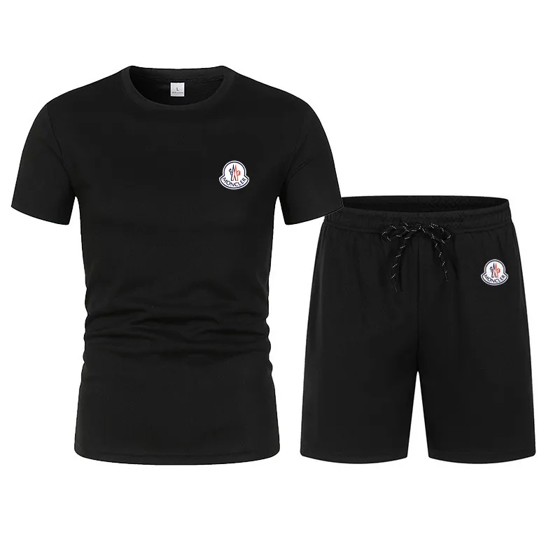 『S-3XL』大注目 通気性 アクティブ モダン ユニーク Tシャツ ショートパンツ セット