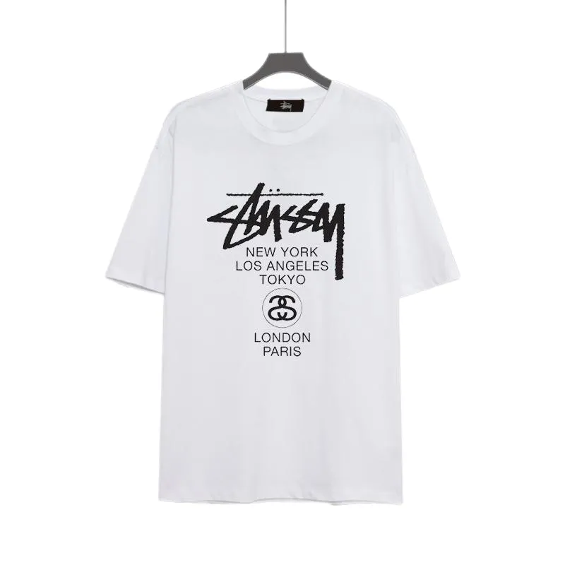 着回し力抜群 新品 夏 デザイン満点 合わせやすい プリント ファッション 無地 シャツ
