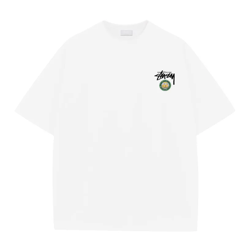カジュアル ファッション 2色選べる メンズ POLOネック プリント 配色 プルオーバー Ｔシャツ