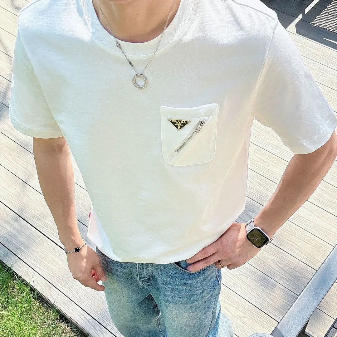 『S-2XL』リピ買い続出 シンプル 肌に優しい ポケット付き 半袖 Tシャツ