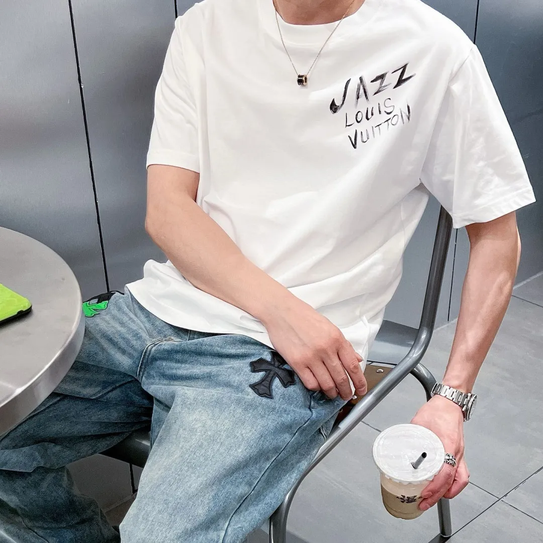 『S-4XL』着回し力バツグン 通気性抜群 カジュアル ゆったり 半袖 Tシャツ