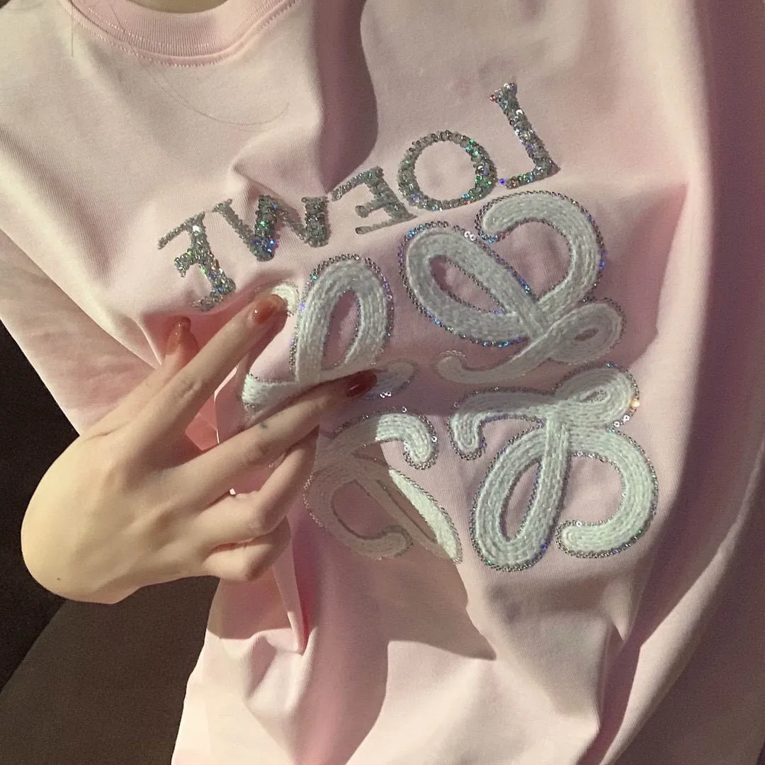 『フリーサイズ』目を引くデザイン 気質満点 柔らかい カジュアル 半袖 Tシャツ